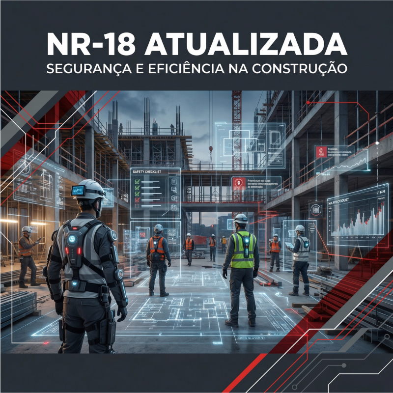 NR-18 Atualizada: O Impacto da Nova Norma na Segurança e Eficiência da Construção Civil